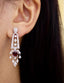 14K GOLD 2.54 CTW VIVID RED NATURAL RUBY & DIAMOND EARRINGS