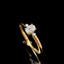 14K GOLD 0.32 CTW NATURAL H DIAMOND RING