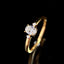 14K GOLD 0.32 CTW NATURAL H DIAMOND RING