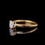 14K GOLD 0.32 CTW NATURAL H DIAMOND RING