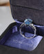 14K GOLD 3.20 CT NATURAL AQUAMARINE & DIAMOND RING