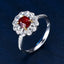 14K GOLD 1.94 CTW NATURAL RUBY & DIAMOND RING