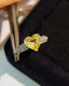 14K GOLD 2.58 CT NATURAL SAPPHIRE & DIAMOND RING