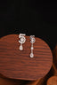 14K GOLD 0.48 CT NATURAL H DIAMOND EARRINGS