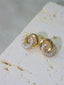 14K GOLD 0.6 CT NATURAL H DIAMOND EARRINGS