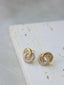 14K GOLD 0.6 CT NATURAL H DIAMOND EARRINGS