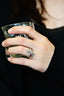 14K GOLD 0.87 CTW NATURAL SAPPHIRE & DIAMOND RING