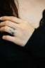 14K GOLD 0.87 CTW NATURAL SAPPHIRE & DIAMOND RING