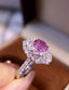 14K GOLD 3.29 CTW NATURAL SAPPHIRE & DIAMOND RING