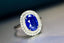 14K GOLD 3.44 CTW NATURAL SAPPHIRE & DIAMOND RING