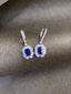 14K GOLD 5.95 CTW NATURAL SAPPHIRE & DIAMOND JEWELRY SET