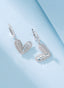 14K GOLD 0.86 CTW NATURAL H DIAMOND EARRINGS