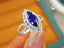 14K GOLD 1.93 CTW NATURAL SAPPHIRE & DIAMOND RING