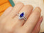 14K GOLD 1.93 CTW NATURAL SAPPHIRE & DIAMOND RING