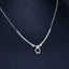 14K GOLD 1.23 CT NATURAL H DIAMOND NECKLACE