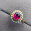 14K GOLD 1.2 CT NATURAL TOURMALINE & DIAMOND RING