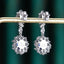 14K GOLD 2.41 CTW NATURAL SAPPHIRE & DIAMOND EARRINGS