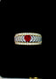 14K GOLD 1.08 CTW NATURAL RUBY & DIAMOND RING