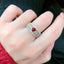 14K GOLD 1.08 CTW NATURAL RUBY & DIAMOND RING