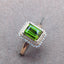 14K GOLD 1.76 CTW NATURAL TOURMALINE & DIAMOND RING