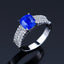 14K GOLD 2.94 CTW NATURAL SAPPHIRE & DIAMOND RING