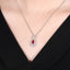 14K GOLD 0.74 CTW NATURAL RUBY & DIAMOND PENDANT