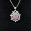 14K GOLD 0.82 CTW NATURAL PINK DIAMOND & DIAMOND NECKLACE