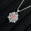 14K GOLD 0.82 CTW NATURAL PINK DIAMOND & DIAMOND NECKLACE