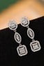 14K GOLD 0.70 CT NATURAL H DIAMOND EARRINGS