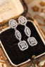 14K GOLD 0.70 CT NATURAL H DIAMOND EARRINGS