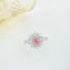 14K GOLD 0.90 CTW NATURAL PINK DIAMOND & DIAMOND RING