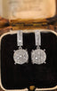 14K GOLD 0.76 CT NATURAL H DIAMOND EARRINGS