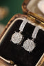 14K GOLD 0.76 CT NATURAL H DIAMOND EARRINGS