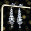 14K GOLD 1.15 CTW NATURAL SAPPHIRE & DIAMOND EARRINGS