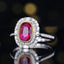 14K GOLD 1.49 CTW NATURAL RUBY & DIAMOND RING/PENDANT