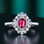 14K GOLD 0.43 CTW NATURAL RUBY & DIAMOND RING