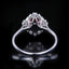 14K GOLD 0.43 CTW NATURAL RUBY & DIAMOND RING