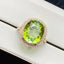 14K GOLD 5.99 CTW NATURAL TOURMALINE & DIAMOND RING