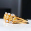 14K GOLD 1.60 CTW NATURAL YELLOW DIAMOND & DIAMOND RING