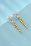 14K GOLD 2.42 CTW NATURAL YELLOW DIAMOND & DIAMOND EARRINGS