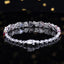 14K GOLD 6.25 CTW NATURAL RUBY & DIAMOND BRACELET