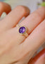 14K GOLD 2.60 CTW NATURAL STAR SAPPHIRE & DIAMOND RING