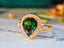 14K GOLD 1.74 CTW NATURAL TOURMALINE & DIAMOND RING