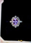 14K GOLD 3.06 CTW NATURAL SAPPHIRE & DIAMOND RING