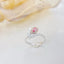 14K GOLD 0.73 CTW NATURAL PINK DIAMOND & DIAMOND RING