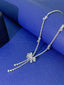 14K GOLD 5.60 CTW NATURAL H DIAMOND NECKLACE