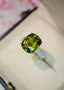 14K GOLD 6.80 CTW NATURAL TOURMALINE & DIAMOND RING