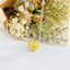 14K GOLD 1.40 CTW NATURAL YELLOW DIAMOND & DIAMOND NECKLACE