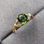 14K GOLD 1.40 CTW NATURAL TOURMALINE & DIAMOND RING