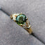 14K GOLD 1.40 CTW NATURAL TOURMALINE & DIAMOND RING